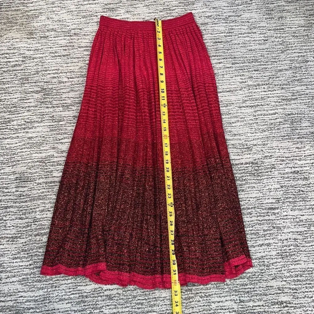 New ULLA JOHNSON Billie Gradient Pleated Skirt XS